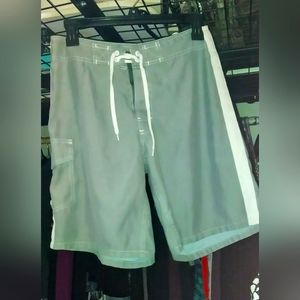 PT Sports Wear Men's Gray/White Board Shorts